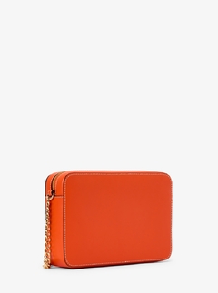 Bolsa Michael Kors Jet Set Item Large Ew Crossbody - Laranja/Vime - loja online