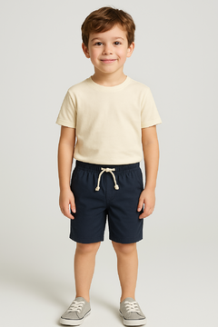 Bermuda Infantil Gap - Gap160 - Azul Marinho - Tamanho 6 - 7 anos - comprar online