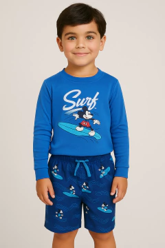 Conjunto Camiseta e Bermuda Praia Gap Mickey - GAP8181 - Tamanho 5 anos - - comprar online