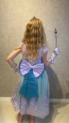 Fantasia Infantil Ariel Premium - Tamanho 5 - 6 anos - loja online