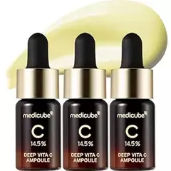 Medicube Deep Vita C Ampoule – 3x10g | Clareamento, Luminosidade e Firmeza - comprar online