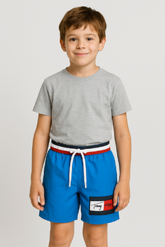 Bermuda Tommy Hilfiger Swimming - TH0966- Tamanho 8 - 10 anos - comprar online