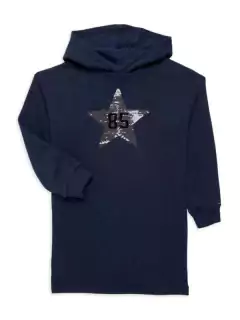 Vestido Moletom Tommy Hilfiger Star - TH8585 - Tamanho 7 anos - Mimos de Orlando