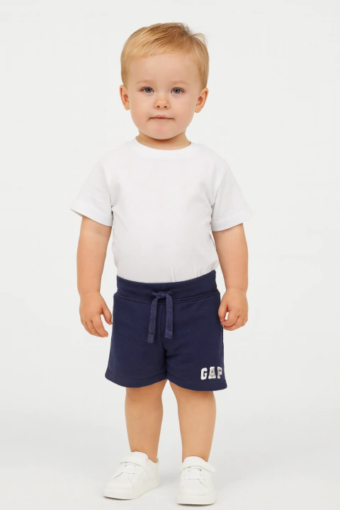 Bermuda Infantil Moletom GAP Azul Marinho - Gap577 - Tamanho 2 anos - comprar online
