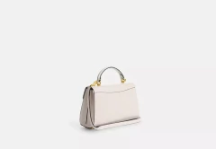 Bolsa Coach Eliza Top Handle Bag Off White - Mimos de Orlando
