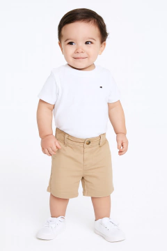 Camiseta Tommy Hilfiger Branca- TH58 - Tamanho 24 meses - comprar online
