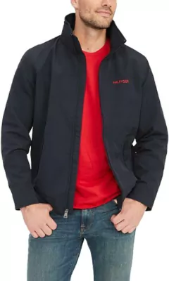 Jaqueta Lightweight Waterproof Tommy Hilfiger Azul Marinho - TH8336 - Tamanho GG