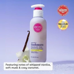Óleo para depilação - EOS Cashmere Shave Oil Vanilla - 177 ml - comprar online