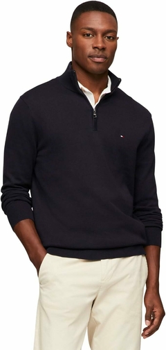 Pullover Tommy Hilfiger Azul Marinho - TH51 - Tamanho G - comprar online