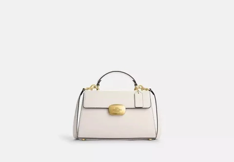 Bolsa Coach Eliza Top Handle Bag Off White - comprar online