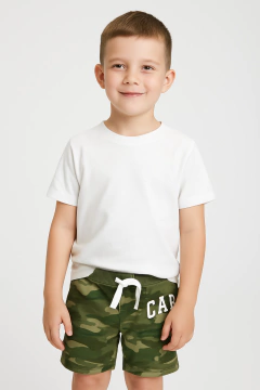 Bermuda Gap Moletom Camo Green - GAP4789 - Tamanho 4 anos - comprar online