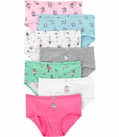 Kit 7 Calcinhas Carters - 3H7416510 - Tamanho 6 - 6x anos - comprar online