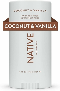 Desodorante Native Coconut & Vanilla Bastão - 75 gramas