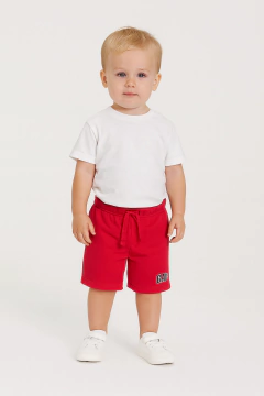 Bermuda Infantil Moletom GAP Vermelha - Gap5771 - Tamanho 2 anos - comprar online