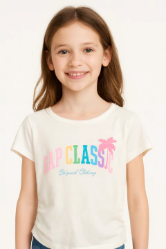 Camiseta Infantil Gap Class - GAP010 - Tamanho 4 - 5 anos - comprar online