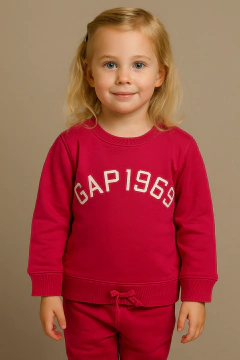 Conjunto Infantil Moletom Fleece GAP - GAP250- Tamanho 4 anos - comprar online