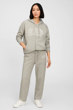 Conjunto Moletom GAP Feminino - Cinza - GA8273- Tamanho G - comprar online