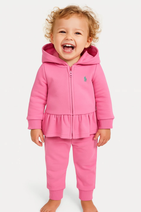 Conjunto Ralph Lauren Moletom Rosa - Tamanho 24 meses menina - comprar online