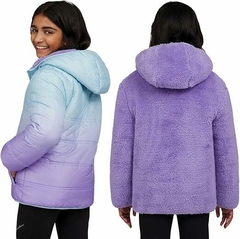 Jaqueta Infantil Reversível Eddie Bauer Sonho Azul - Tamanho 10-12 anos