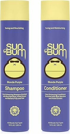 Shampoo e condicionador Sun Bum Blonde Purple - 295 ml cada