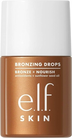 Bronzeador Facial E.l.f Skin Bronzing Drops Rose Gold Bronze 1 - 30 ml