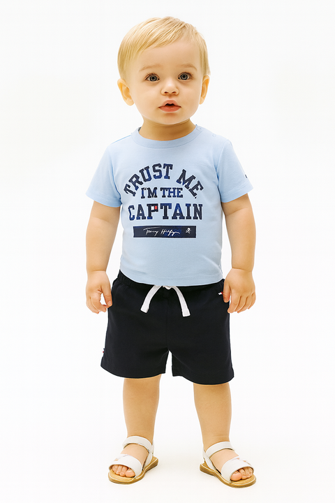 Conjunto Bebê Tommy Hilfiger Captain - TH0099 - Tamanho 24 meses
