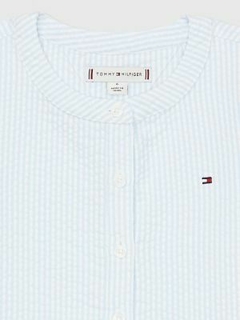 Vestido Infantil Tommy Hilfiger Azul Claro - TH33336 - Tamanho 8 anos - comprar online