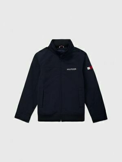 Jaqueta Infantil Tommy Hilfiger Regatta Azul Marinho - Tamanho 8 - 10 anos
