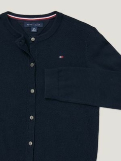 Cardigan Tommy Hilfiger Azul Marinho - TH639 - Tamanho 8 - 10 anos - comprar online
