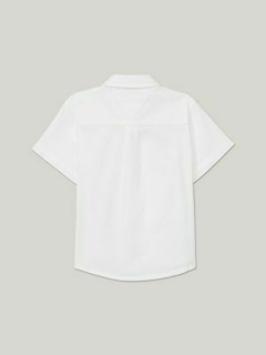 Camisa Stretch Oxford Tommy Hilfiger Branca - TH7142 - Tamanho 24 meses - comprar online