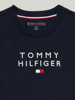 Moletom Tommy Hilfiger Azul Marinho - TH765 - Tamanho 16 - 18 anos - comprar online