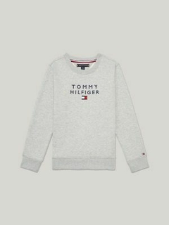 Moletom Tommy Hilfiger Cinza - TH444 - Tamanho 16 - 18 anos