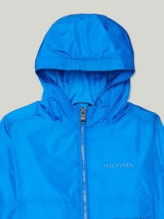 Jaqueta Corta Vento Infantil Tommy Hilfiger Azul - TH7215 - Tamanho 12 - 14 anos na internet