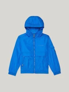 Jaqueta Corta Vento Infantil Tommy Hilfiger Azul - TH7215 - Tamanho 12 - 14 anos na internet