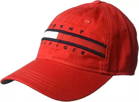 Boné Tommy Hilfiger "Red" - TH9701- Tamanho 8 - 10 anos