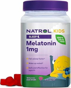 Melatonina Kids para criancas 180 Gummies NATROL - comprar online