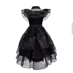 Fantasia Wandinha Premium - Tamanho 6 - 7 anos - comprar online