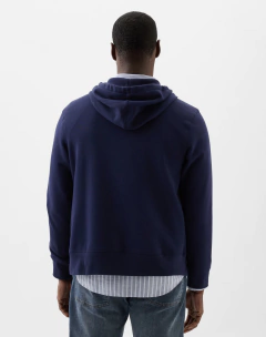 Moletom Gap Ziper Logo Masculino Azul Marinho - GAP0888 - Tamanho G - comprar online