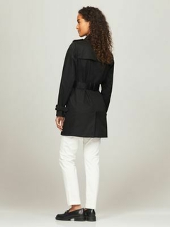 Parka Feminina Tommy Hilfiger com Cinto Preta - TH7647 - Tamanho M na internet