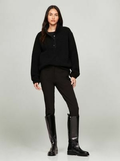 Moletom Sherpa Feminino Tommy Hilfiger Preto - TH5865 - Tamanho M na internet