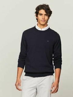 Sweater Tommy Hilfiger Azul Marinho - TH900 - Tamanho G