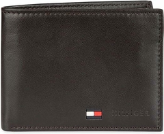 Carteira Masculina Tommy Hilfiger Marrom Escuro