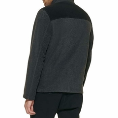 Jaqueta Fleece Tommy Hilfiger Masculina - Cinza Chumbo - Tamanho G - Mimos de Orlando