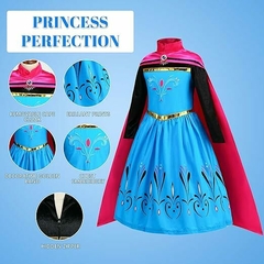 Fantasia Infantil Elsa Frozen - Tamanho 5 - 6 anos - comprar online