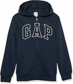 Moletom Ziper Gap Azul Marinho - GAP3021 - Tamanho 10 anos