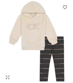 Conjunto Infantil Calvin Klein Sherpa - CK8430 - Tamanho 6x na internet