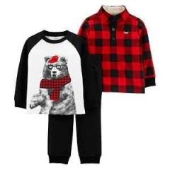 Conjunto 3 peças Carter's Menino - 2M481310 - Tamanho 5 anos - loja online