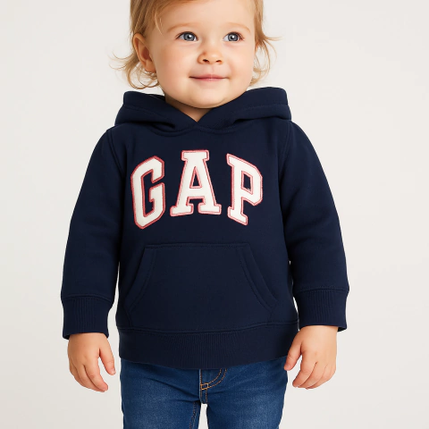 Moletom Gap Azul Marinho Menina Capuz - GAP 8244 - Tamanho 2 anos - comprar online
