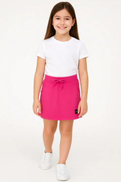 Saia Infantil Moletinho Tommy Hilfiger Pink - Tamanho 4 - 5 anos - comprar online