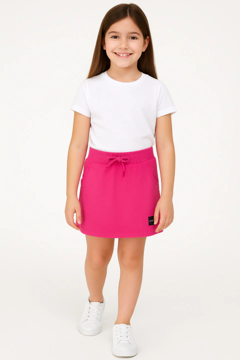 Saia Infantil Moletinho Tommy Hilfiger Pink - Tamanho 4 - 5 anos - comprar online